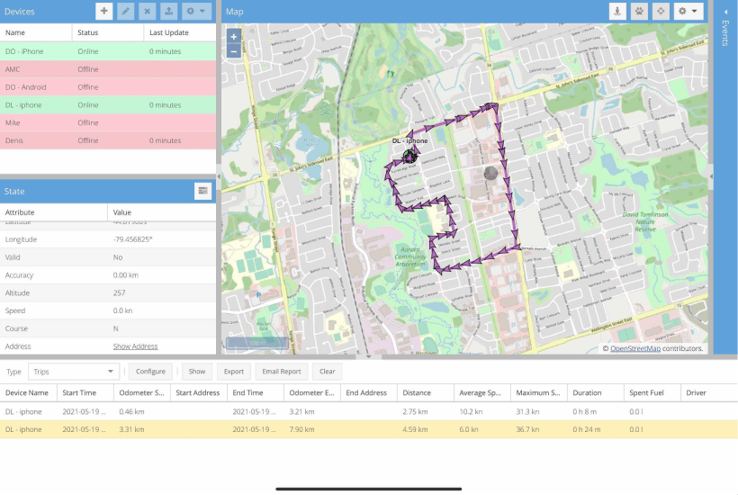 Fleet platform works with digital gps tracker