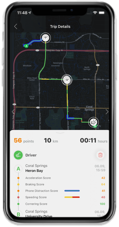 Zenroad - an open-source tracking and safe driving app