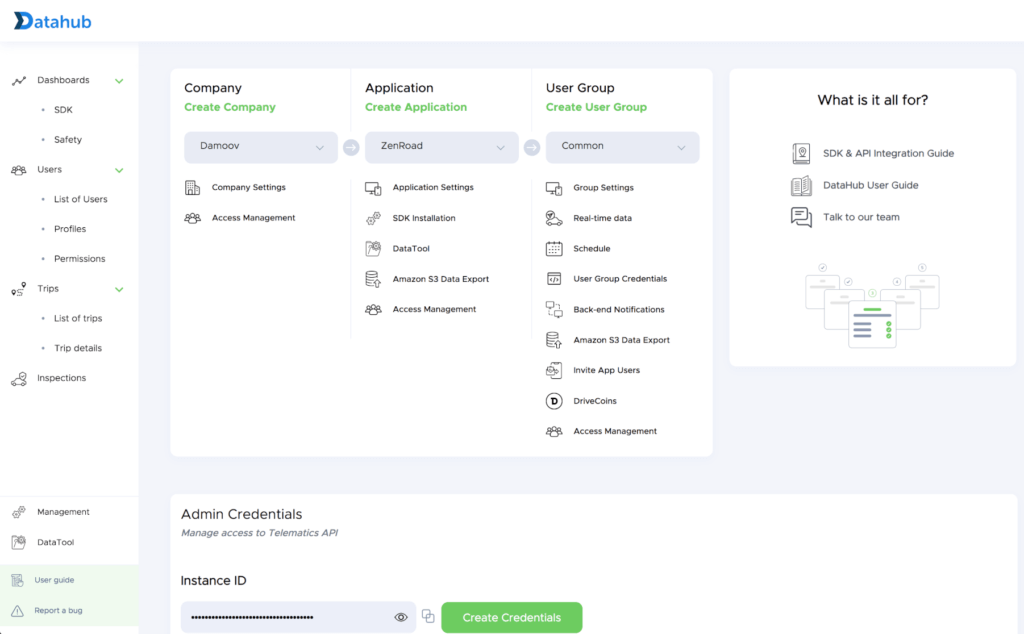 Telematics datahub