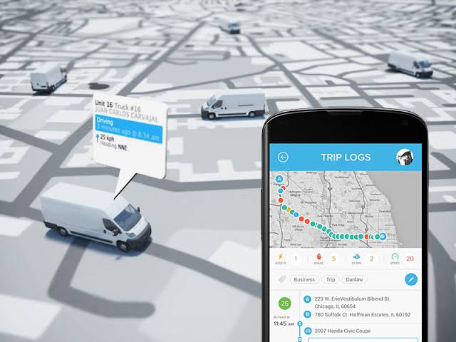 Fleet management with telematics based vehicle tracking apps.